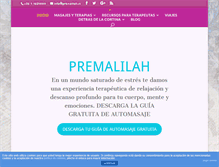 Tablet Screenshot of premalilah.cl